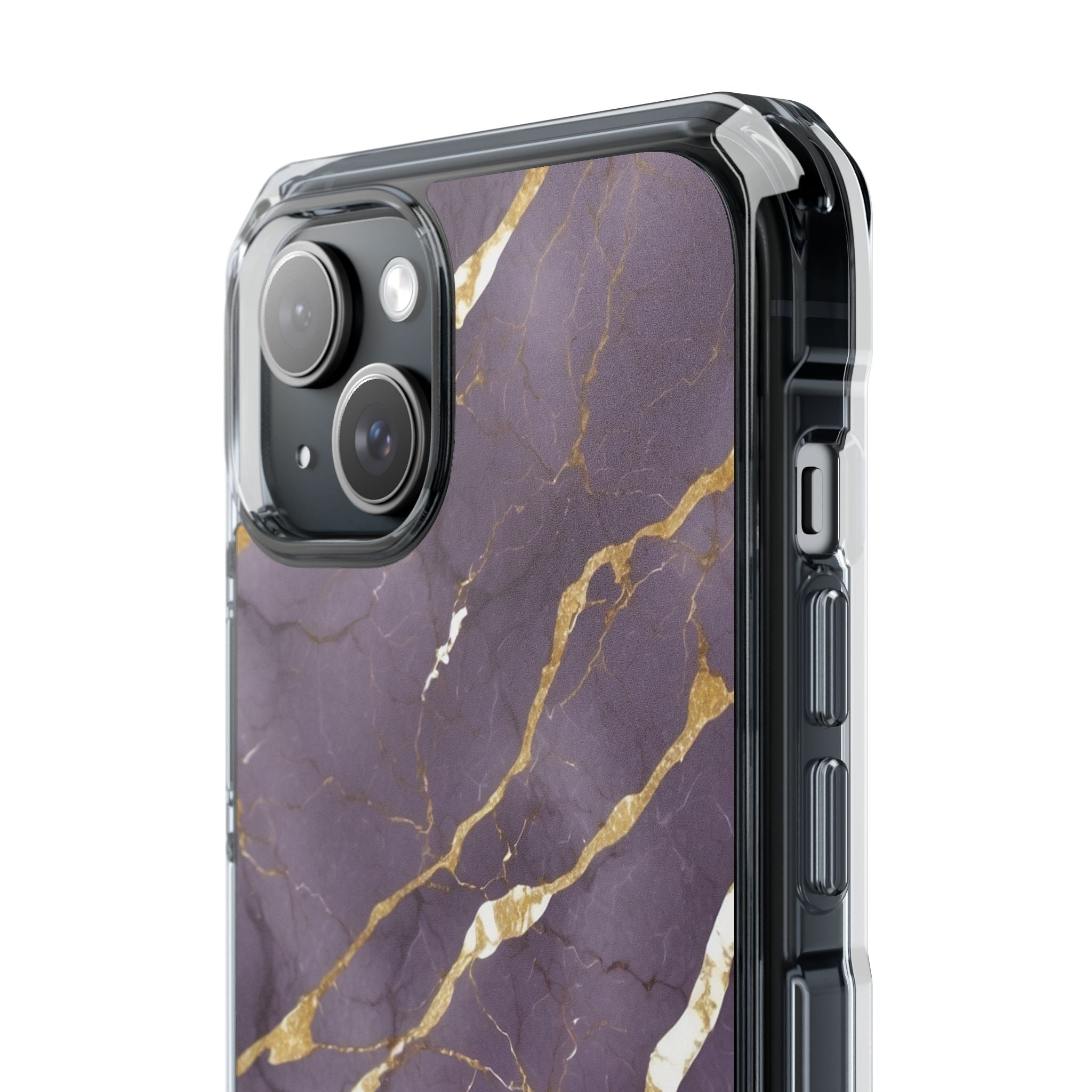 Golden Veins Flowing iPhone Case - Impact