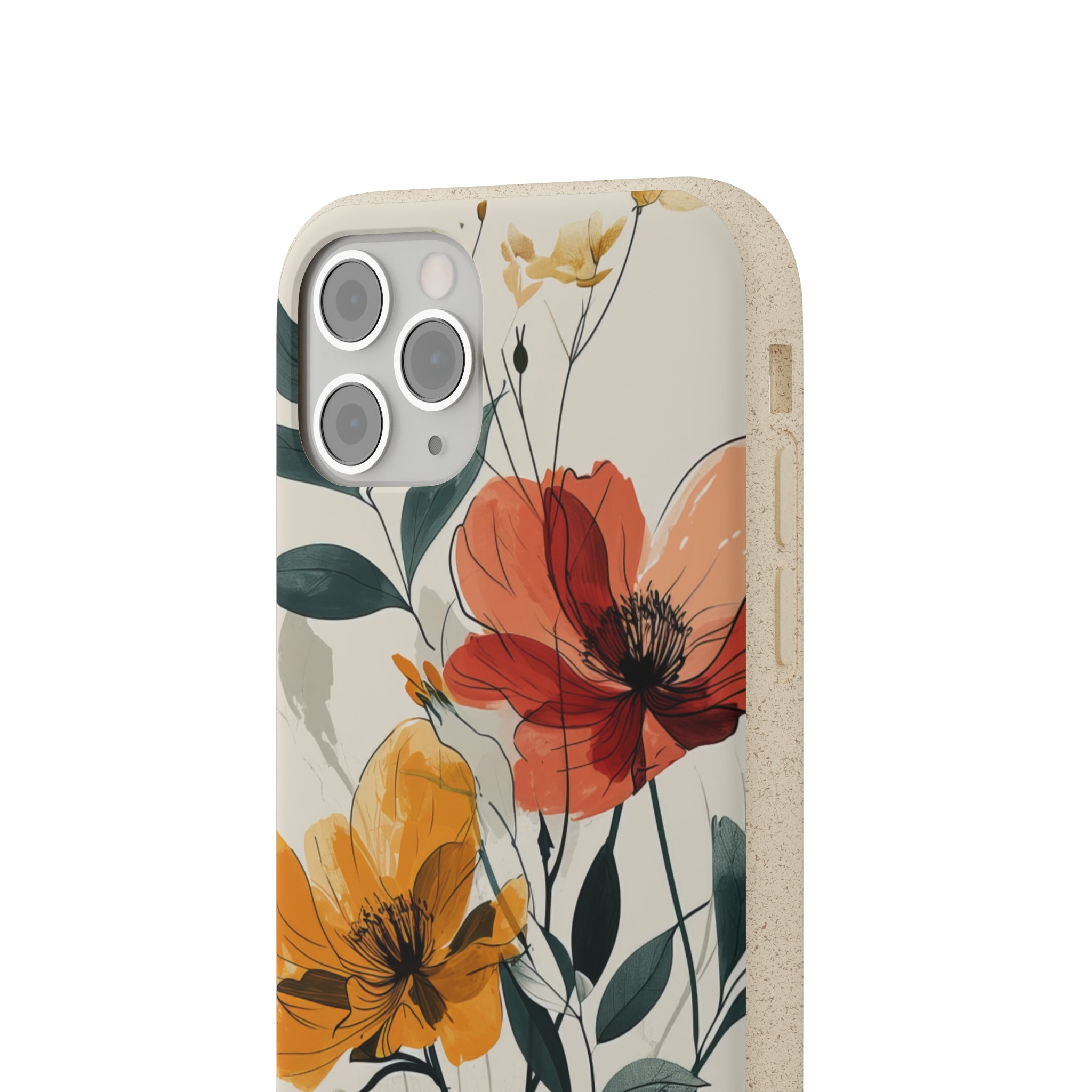 Serene Floral Harmony | Biodegradable Phone Case