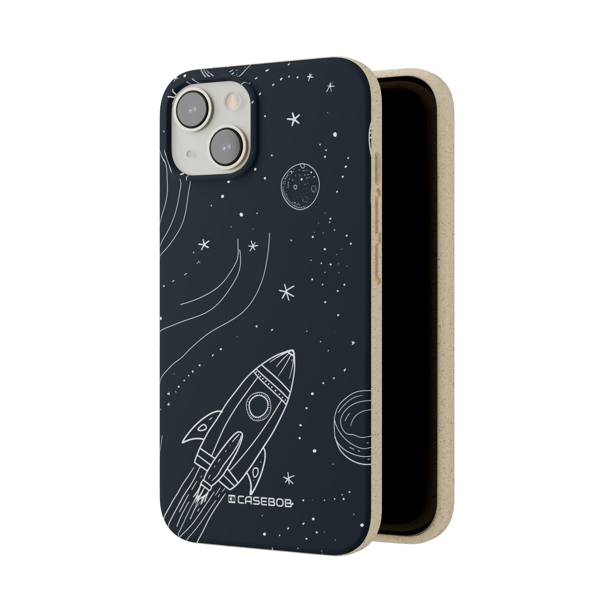 Cosmic Doodle Adventure | Biodegradable Phone Case