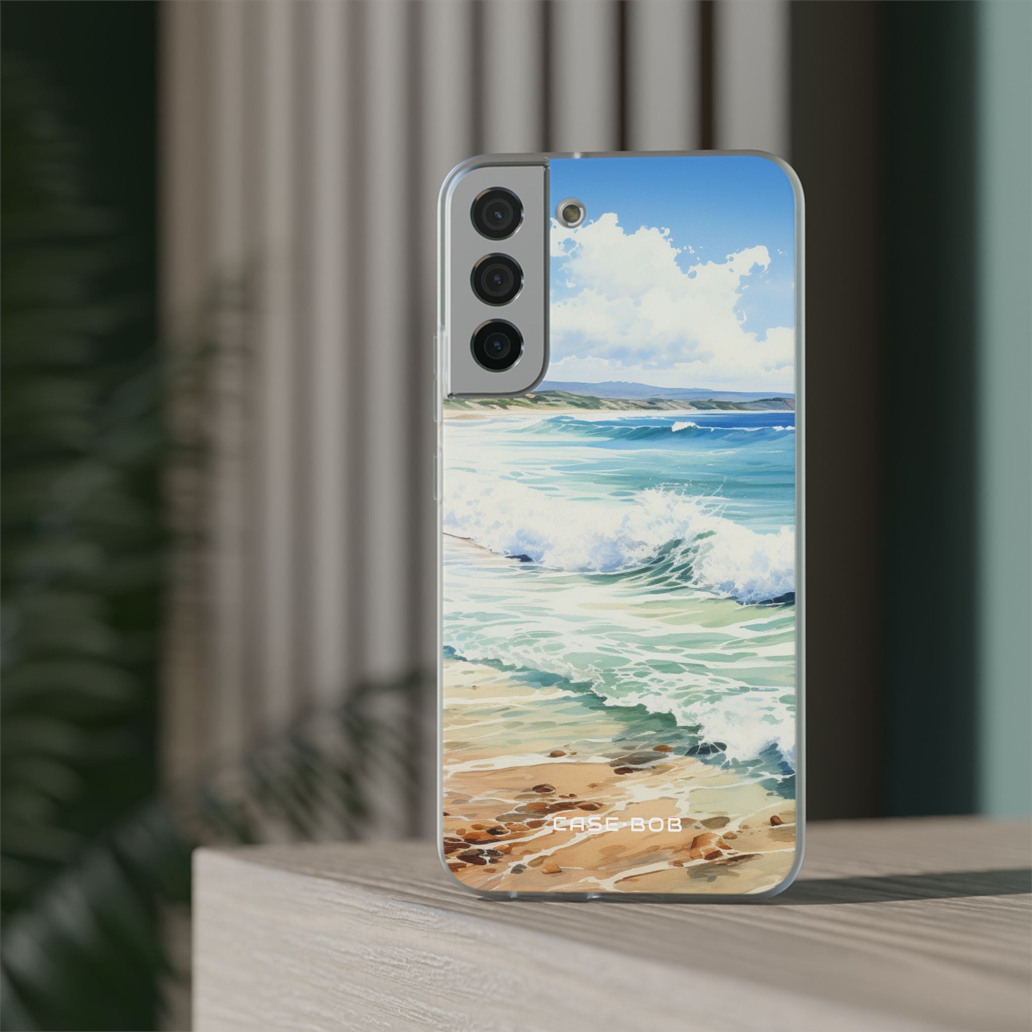 Foamy Wave Breeze Samsung S22 Plus Case - Soft