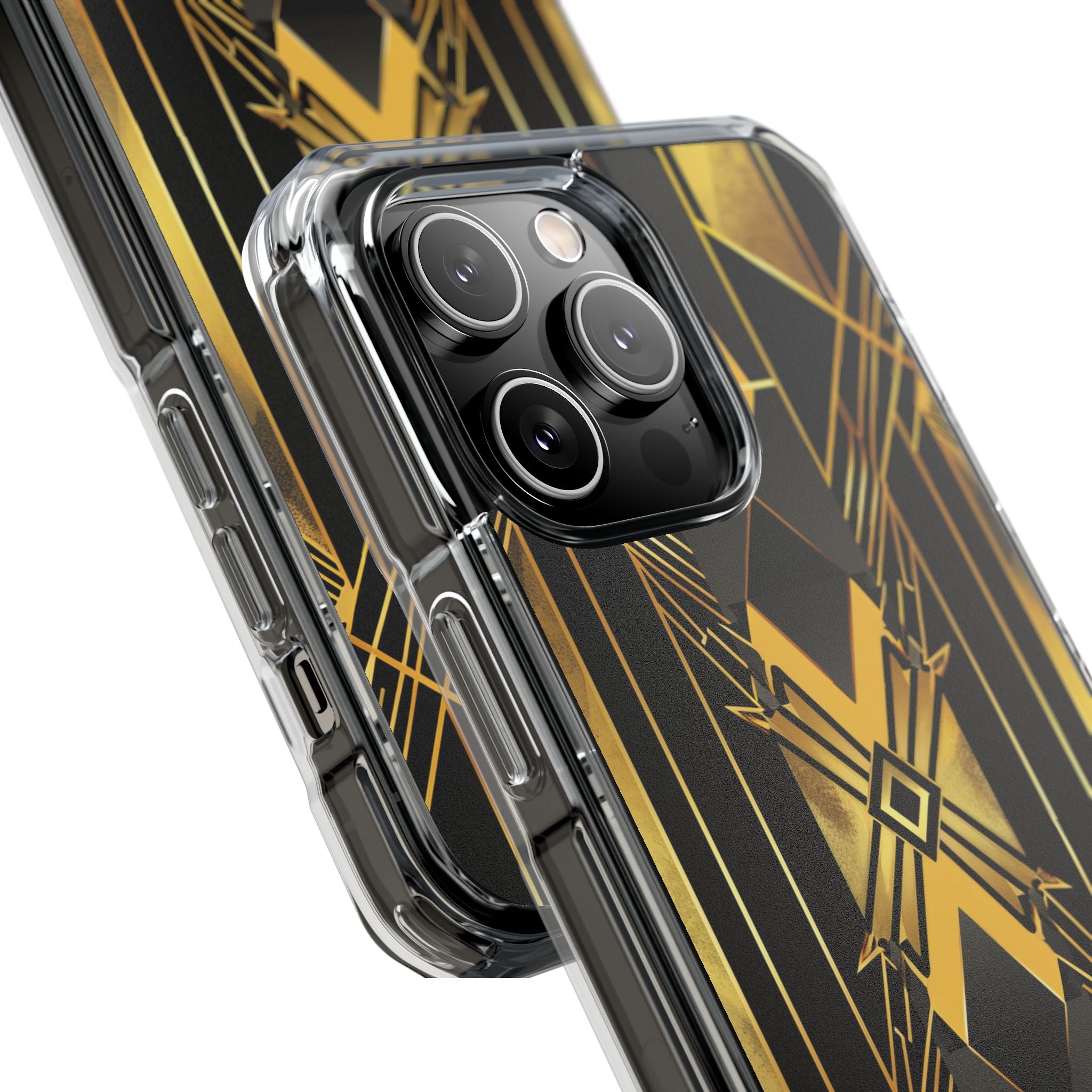 Golden Deco Symphony iPhone 14 - Impact Clear+