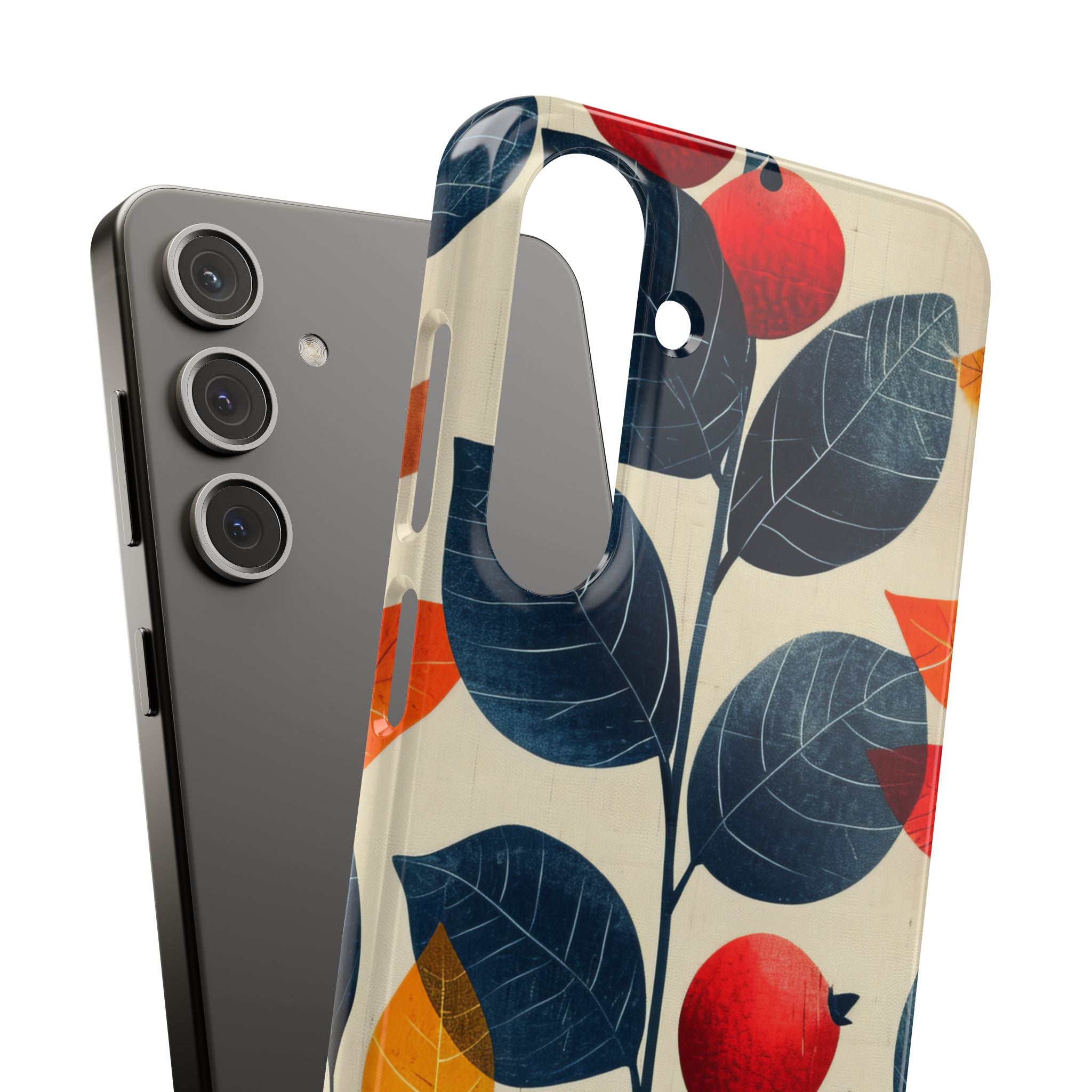 Autumn Nature Pattern - Slim Samsung S24 Phone Case