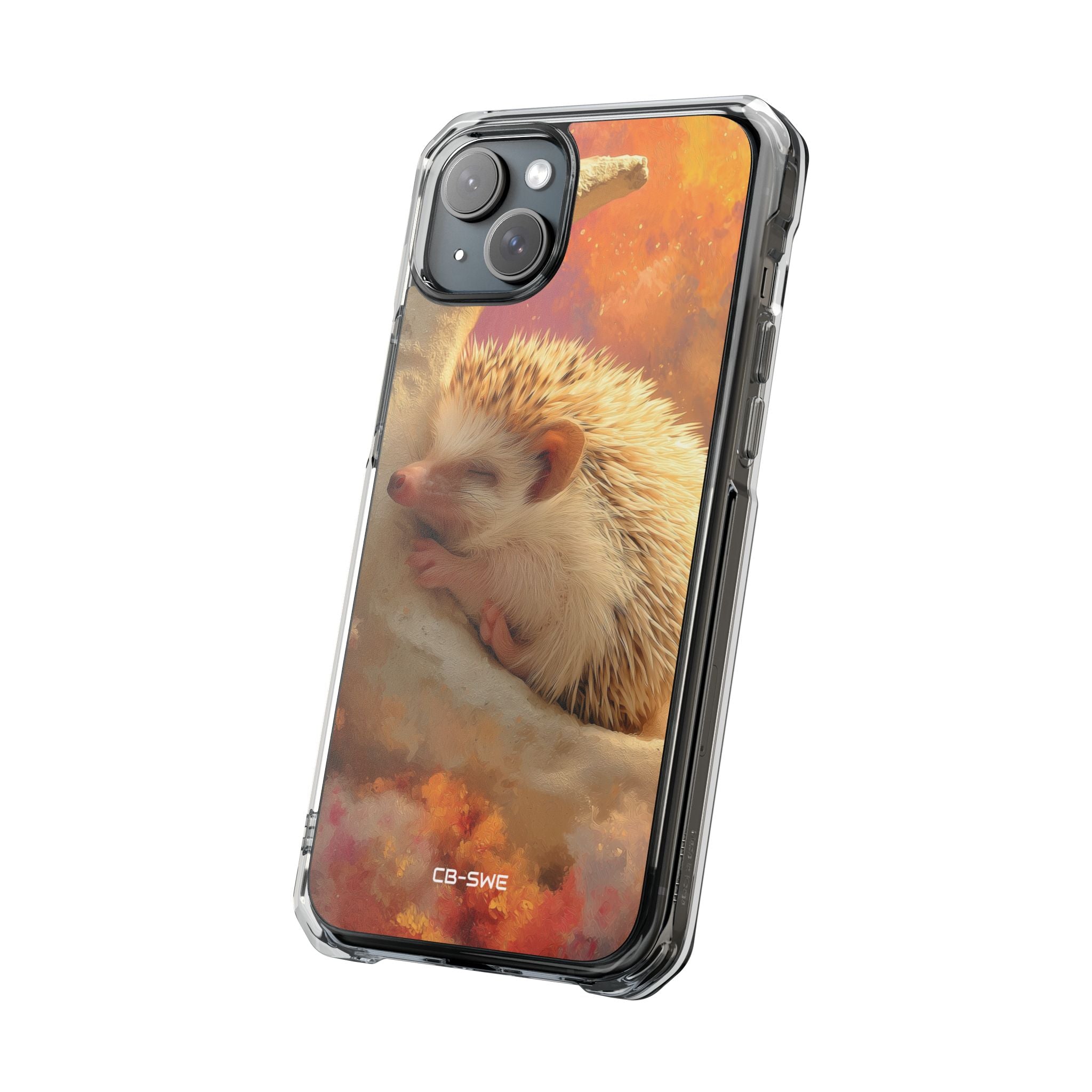 Hedgehog Rests Dreaming iPhone Case - Impact