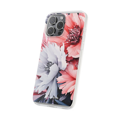 Coral Bloom iPhone 15 Pro Max Case - Soft