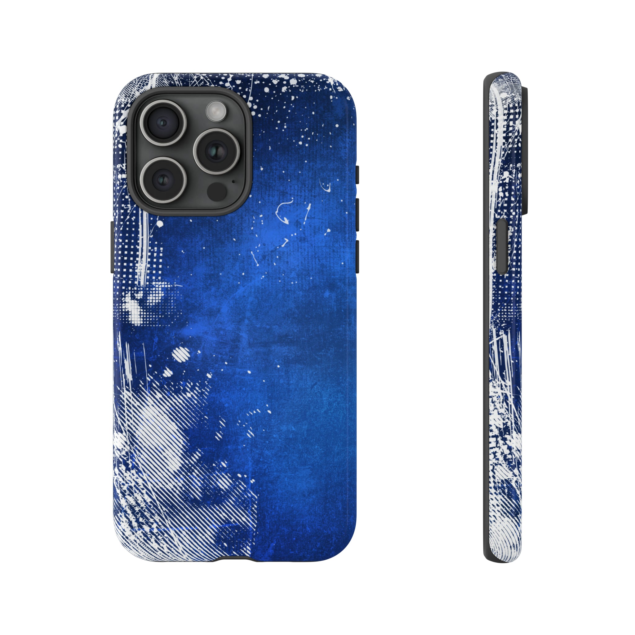 Grunge Blue - Protective Phone Case