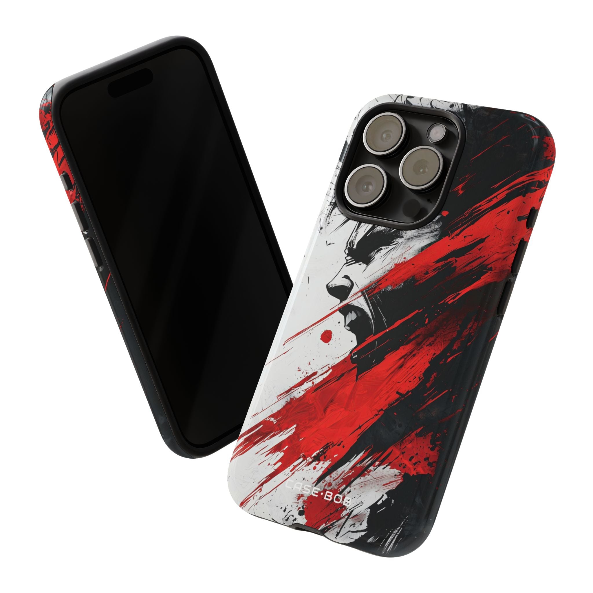 Yelling Profile Burst iPhone 15 Pro Case - Tough