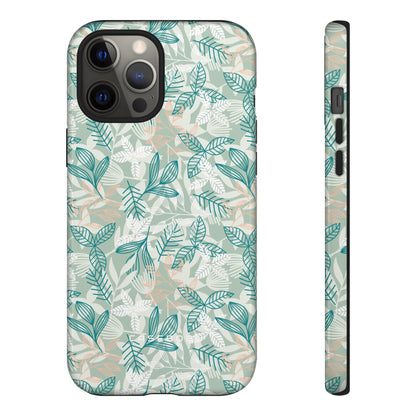 Light Green Leaf - Protective Phone Case