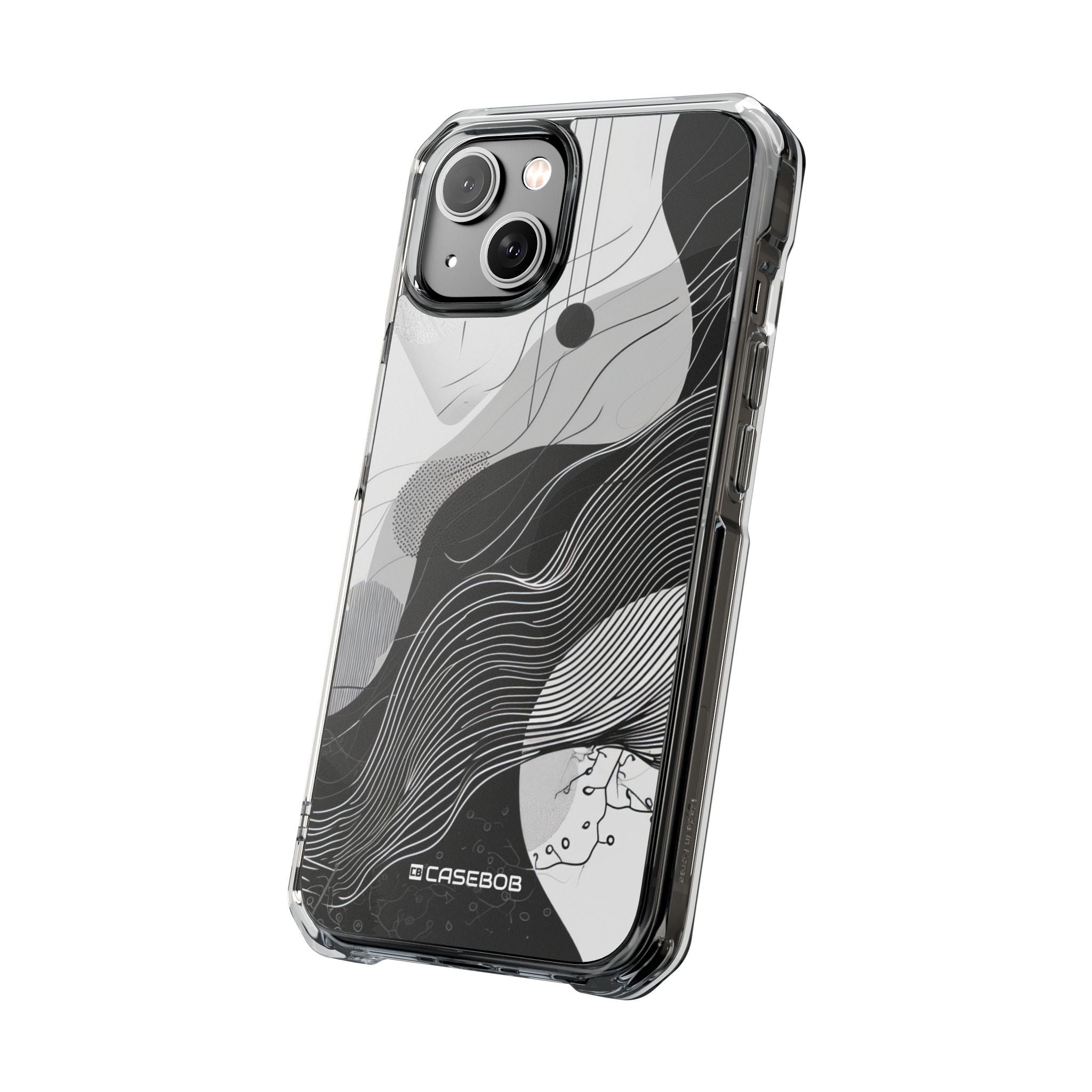 Monochrome Elegance - Phone Case for iPhone