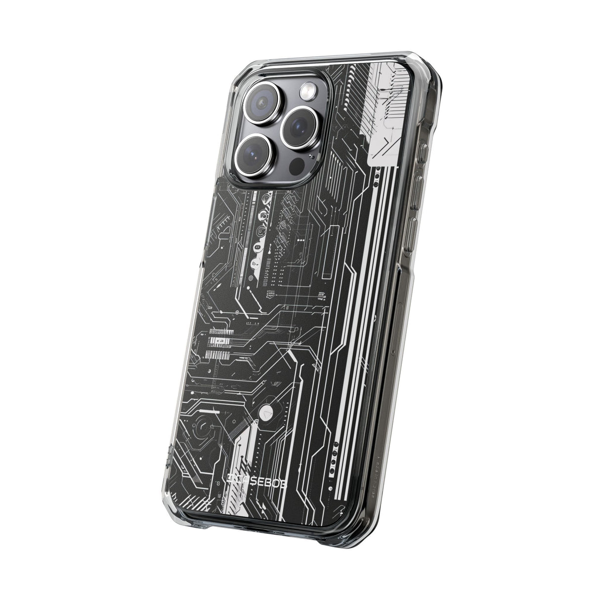 Circuitry Aesthetics - Handyhülle für iPhone (Clear Impact - Magnetisch) 