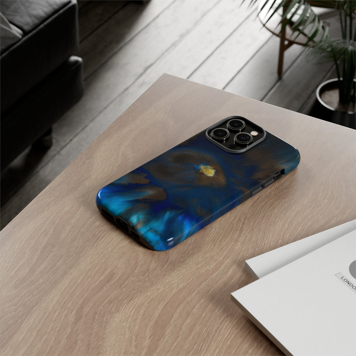 Space Galaxy Ink Art iPhone Case (Protective) Phone Case