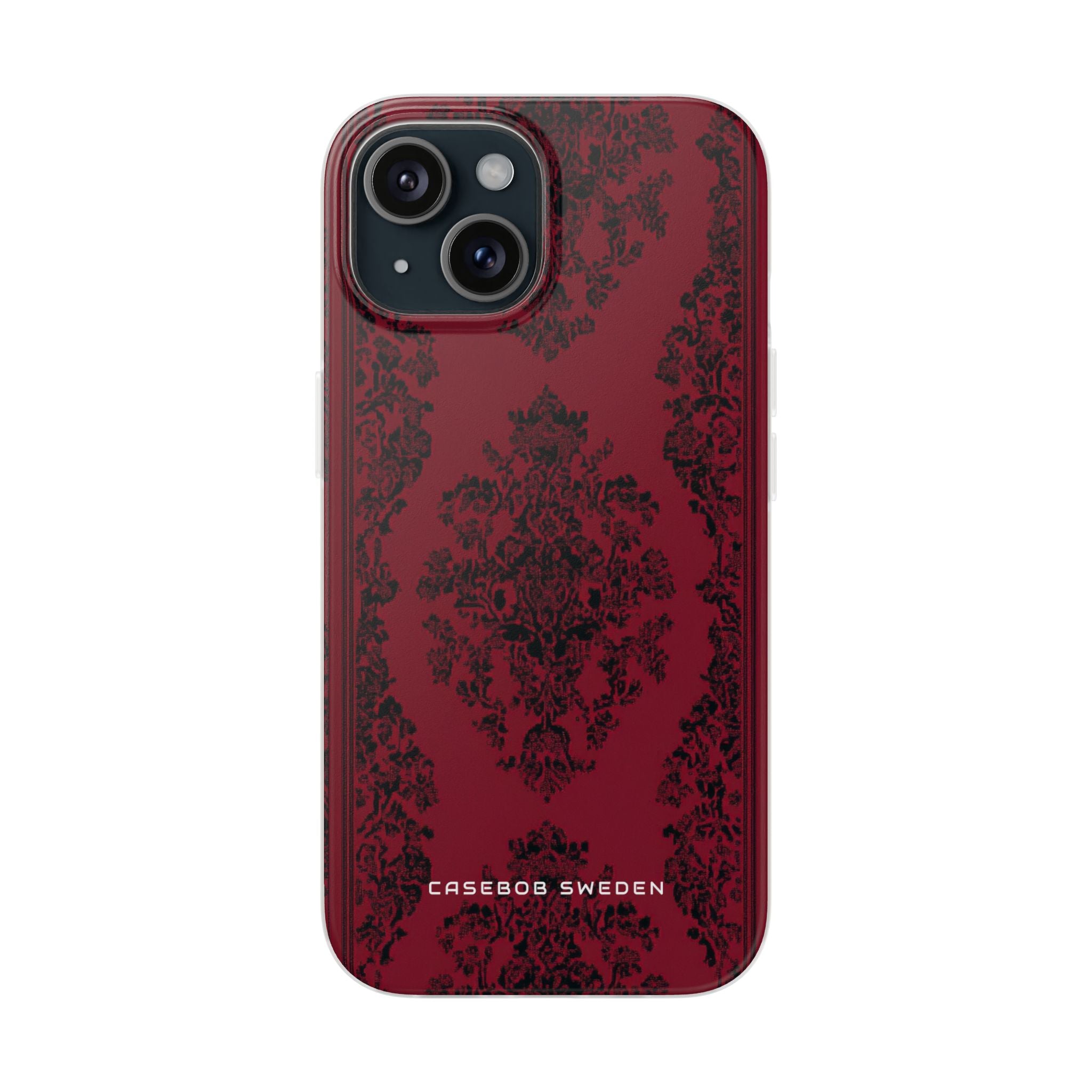 Gothic Crimson Elegance iPhone 15 - Flexi-Telefonhülle