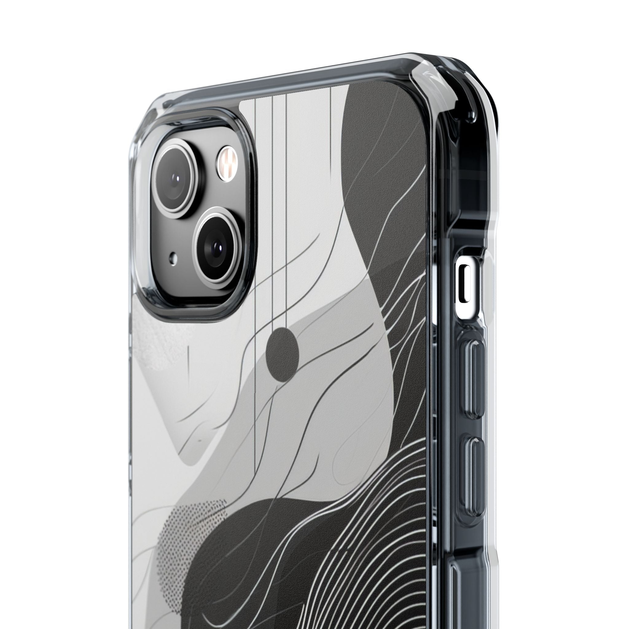 Monochrome Elegance - Phone Case for iPhone