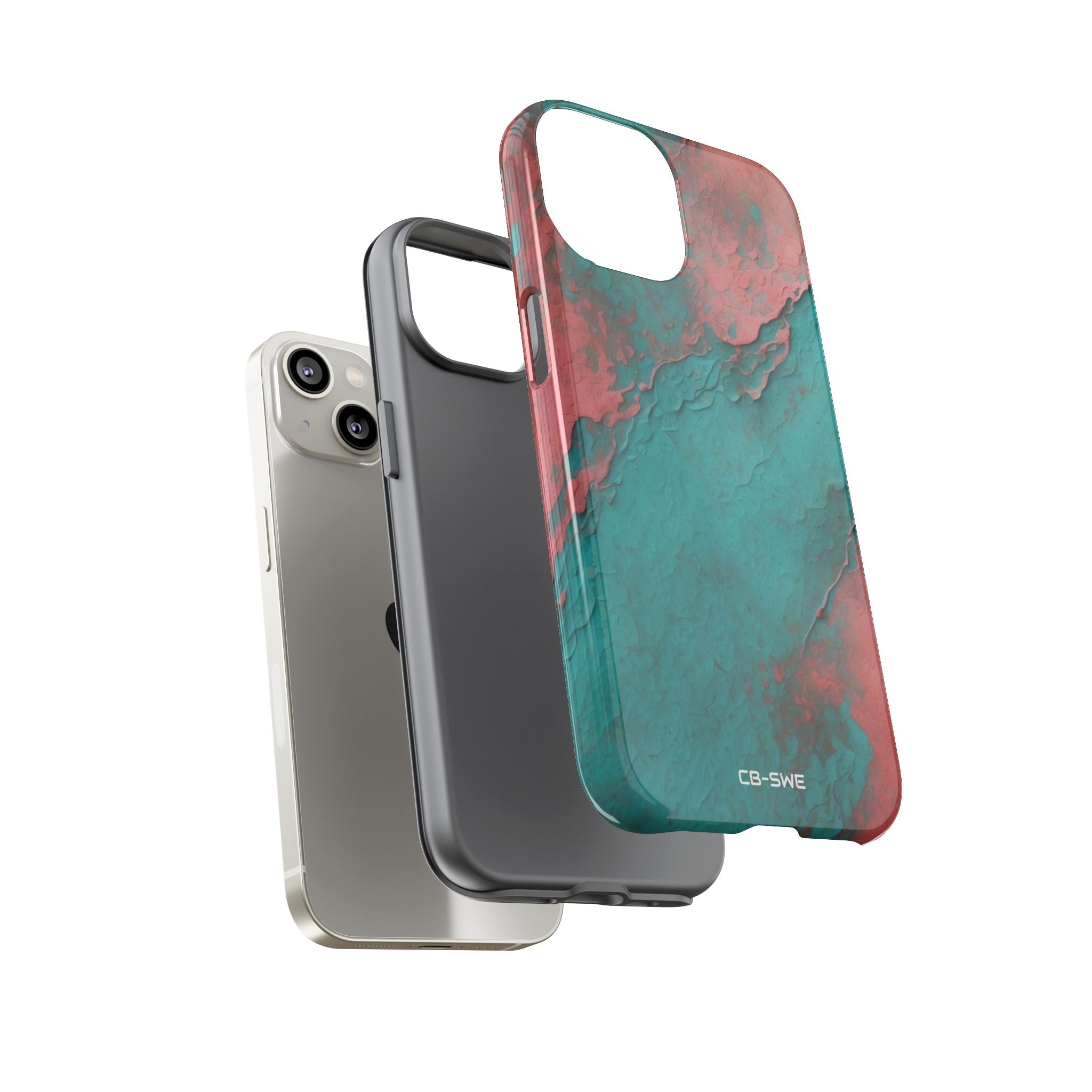 Turbulent Coral Flow - iPhone Case