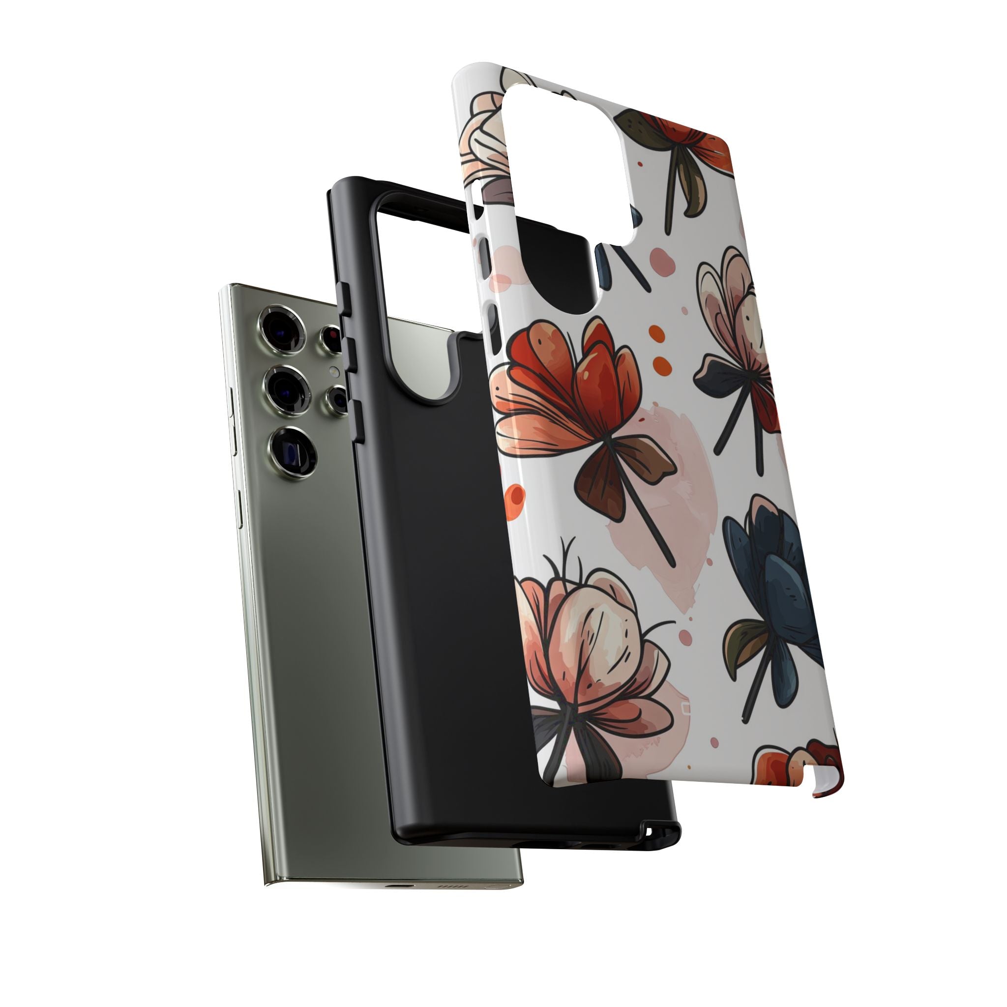 Vibrant Floral Harmony - Samsung Case