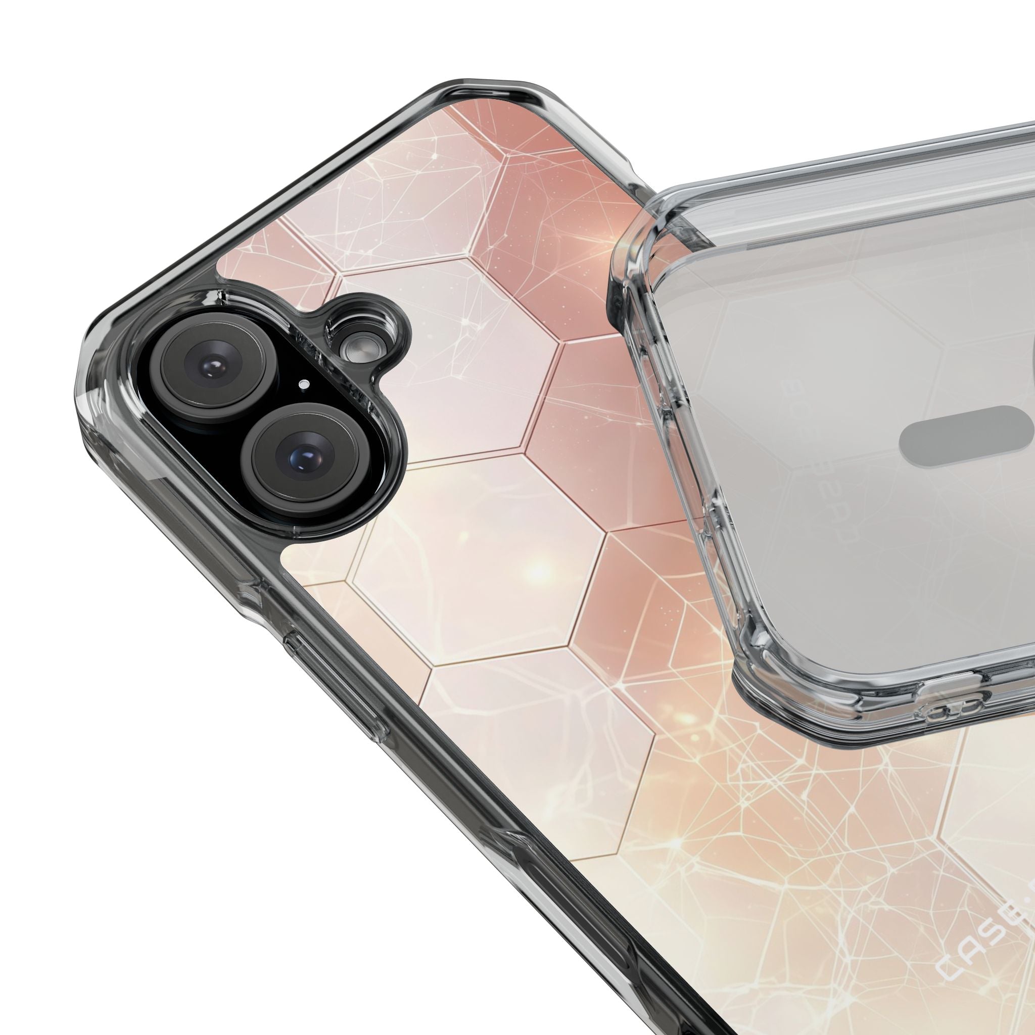 Honeycomb Glow iPhone 15 Case - Impact