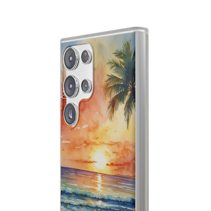 Sunset Palm Samsung S23 Ultra Case - Soft