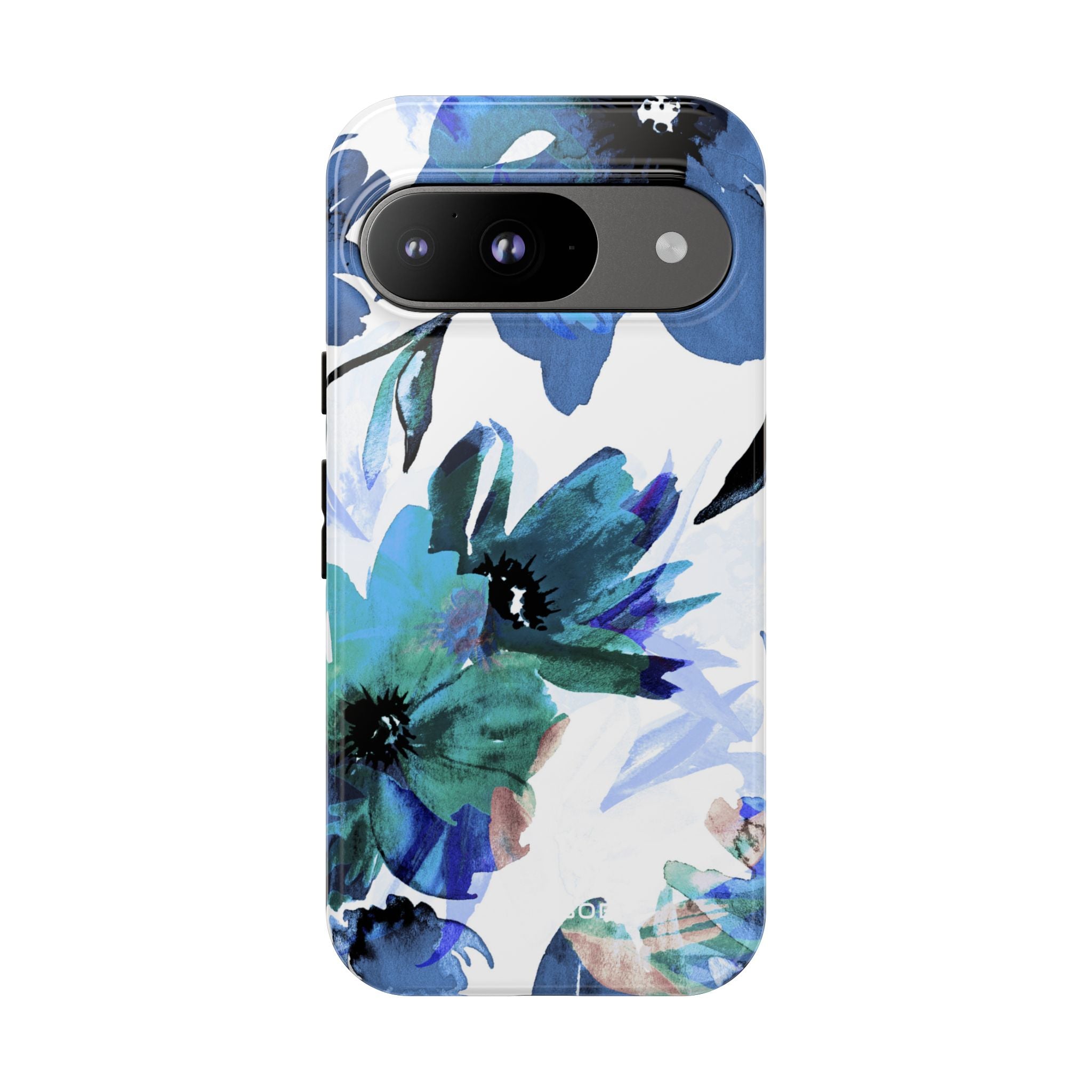 Blue Blossom Radiance Google Pixel 9 Case - Tough