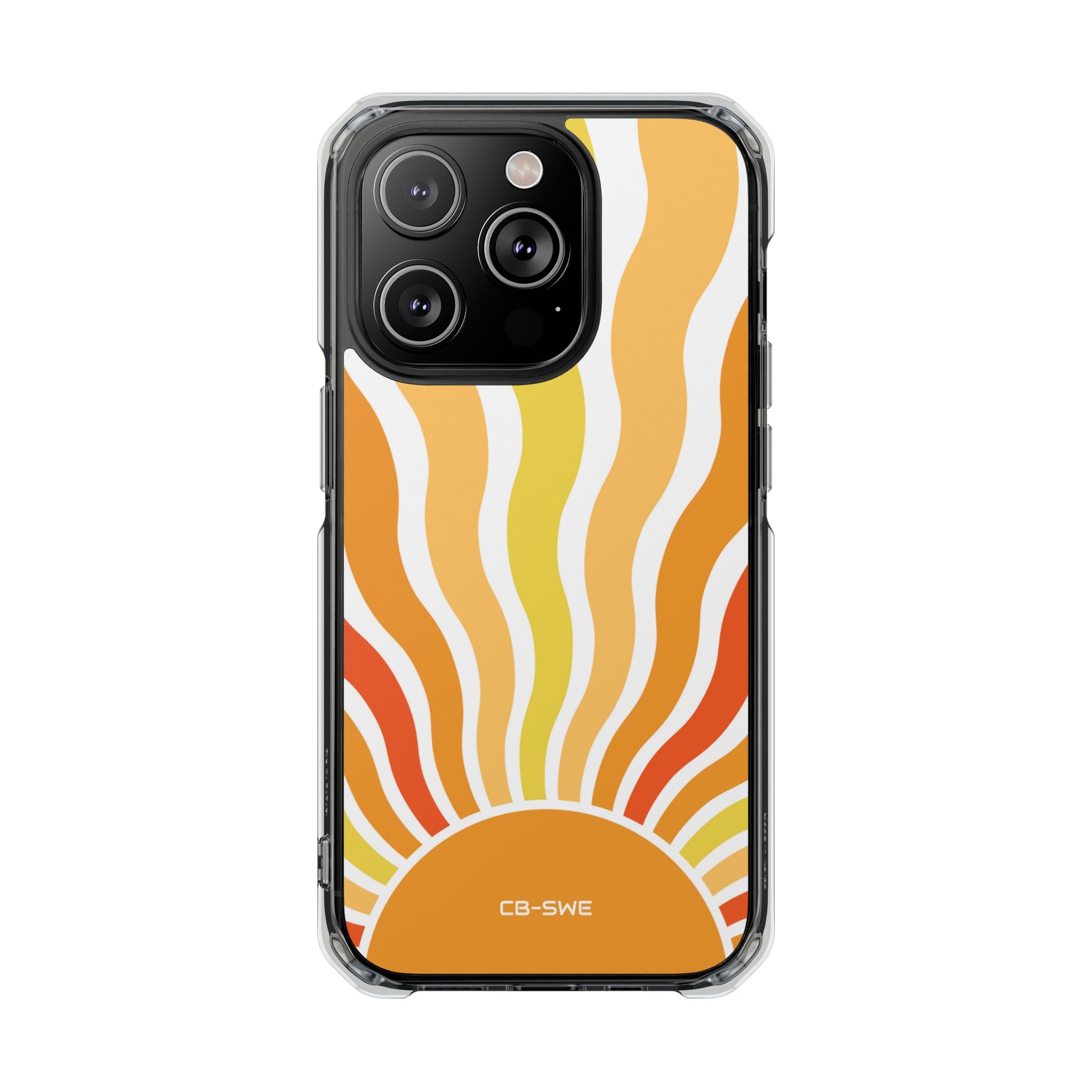 Retro Sunshine Waves iPhone Case - Impact