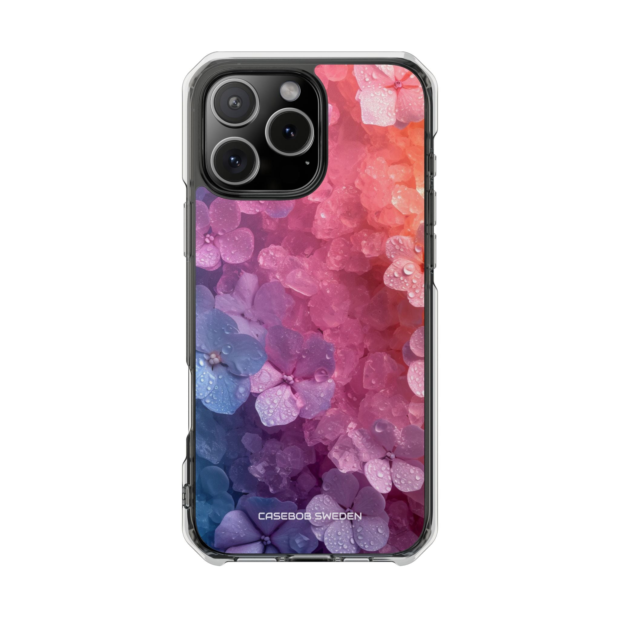 Floral Chill Blooms - Clear Impact iPhone 16 Phone Case