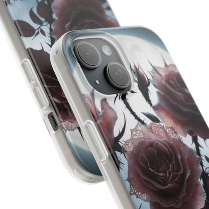 Luminous Rose Thorns iPhone 15 Case - Soft