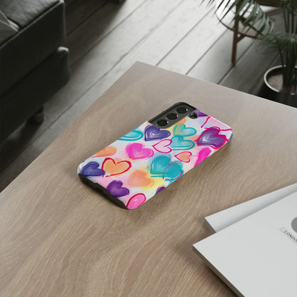 Hearts Dance Playfully - Samsung Case