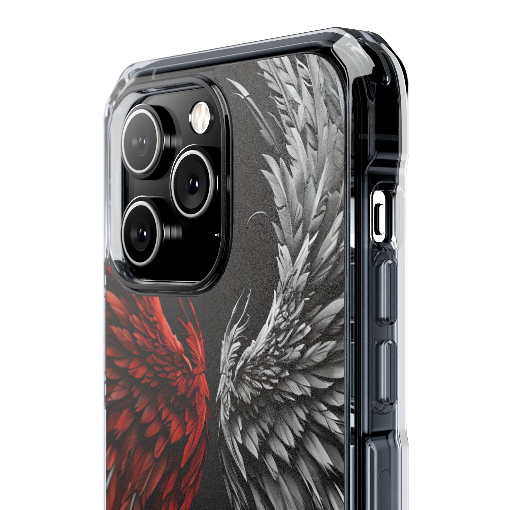 Crimson White Wings iPhone 14 Pro Max Case - Impact
