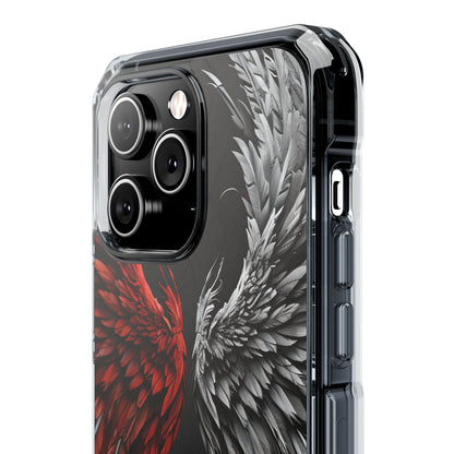Crimson White Wings iPhone 14 Pro Max Case - Impact