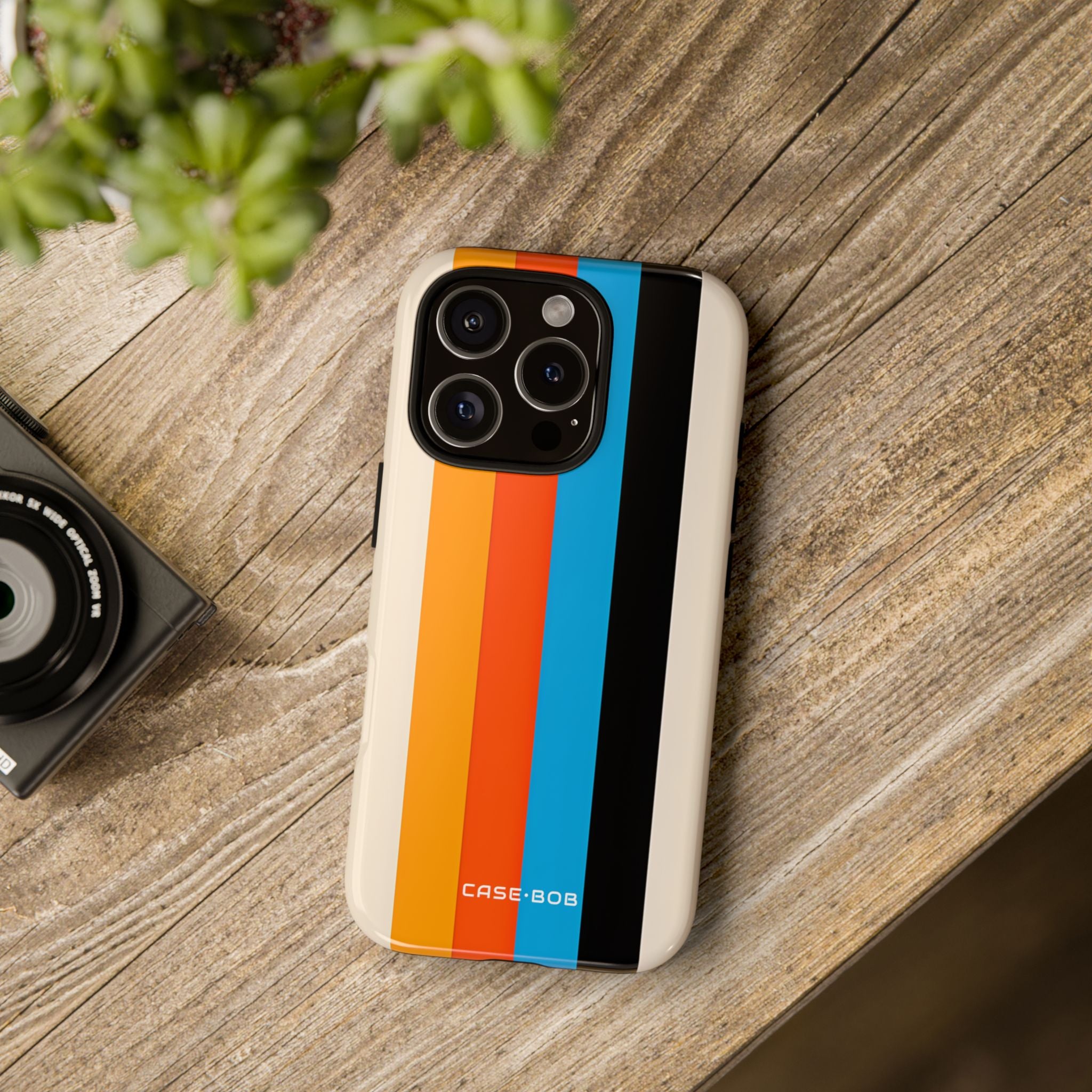 Vertical Spectrum iPhone 16 Pro Case - Tough