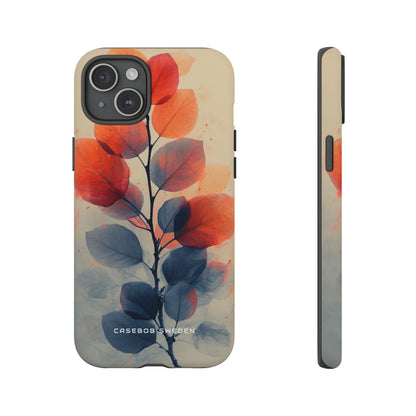 Ethereal Leaf Harmony iPhone 15 - Tough Phone Case