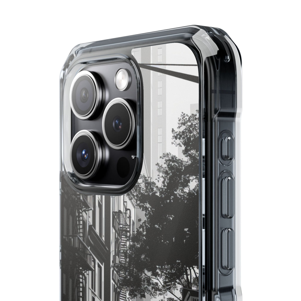 Urban Serenity - Phone Case for iPhone (Clear Impact - Magnetic)