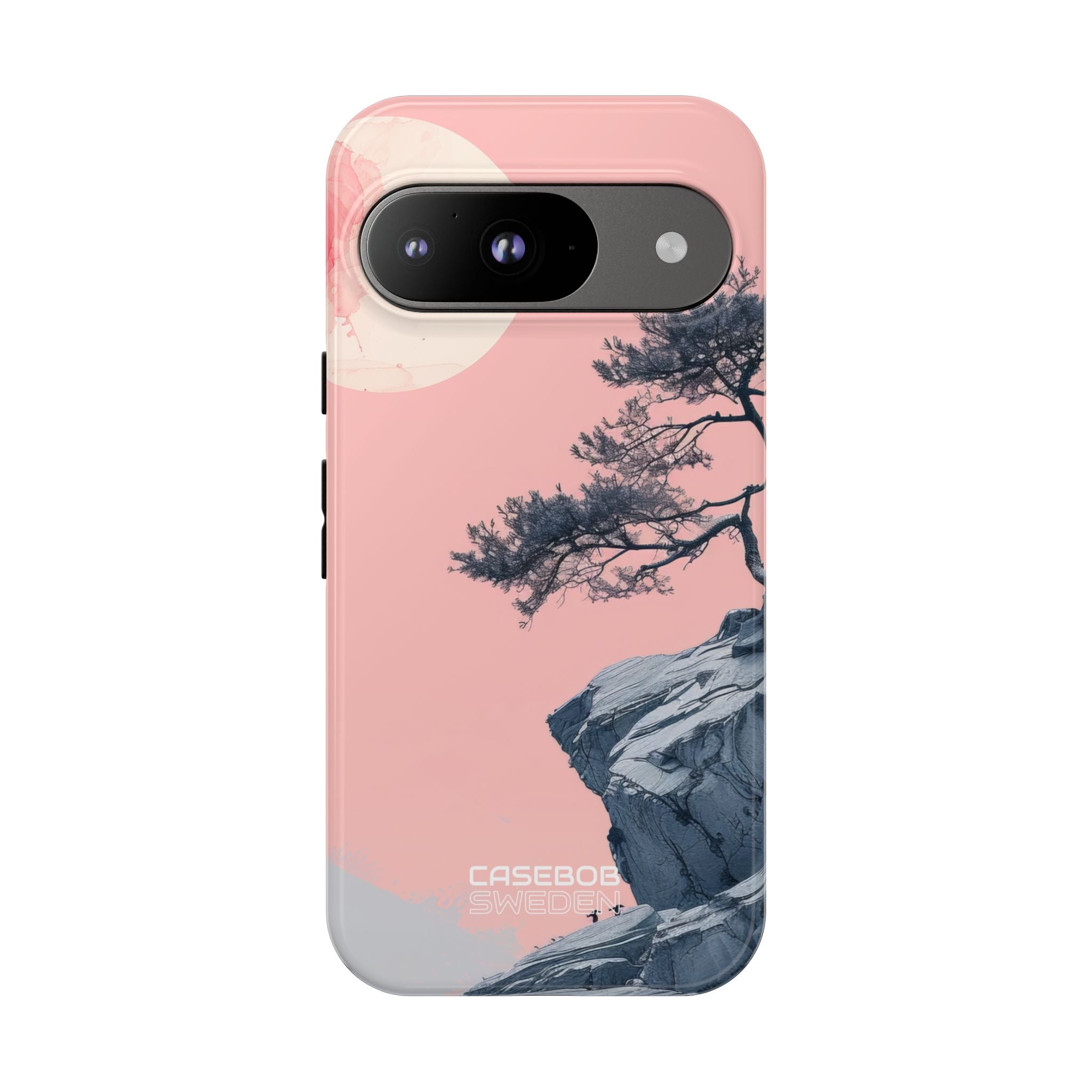 Solitudine sulla scogliera rosa Google Pixel 9 - Tough
