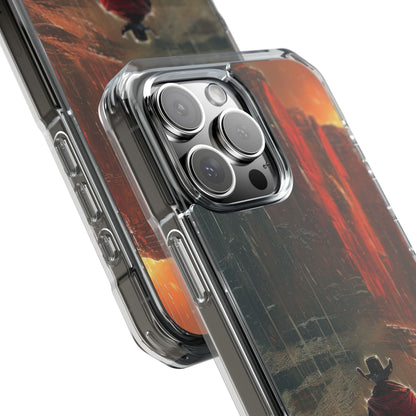 Fiery Wanderer Landschap iPhone 16 - Impact Clear+