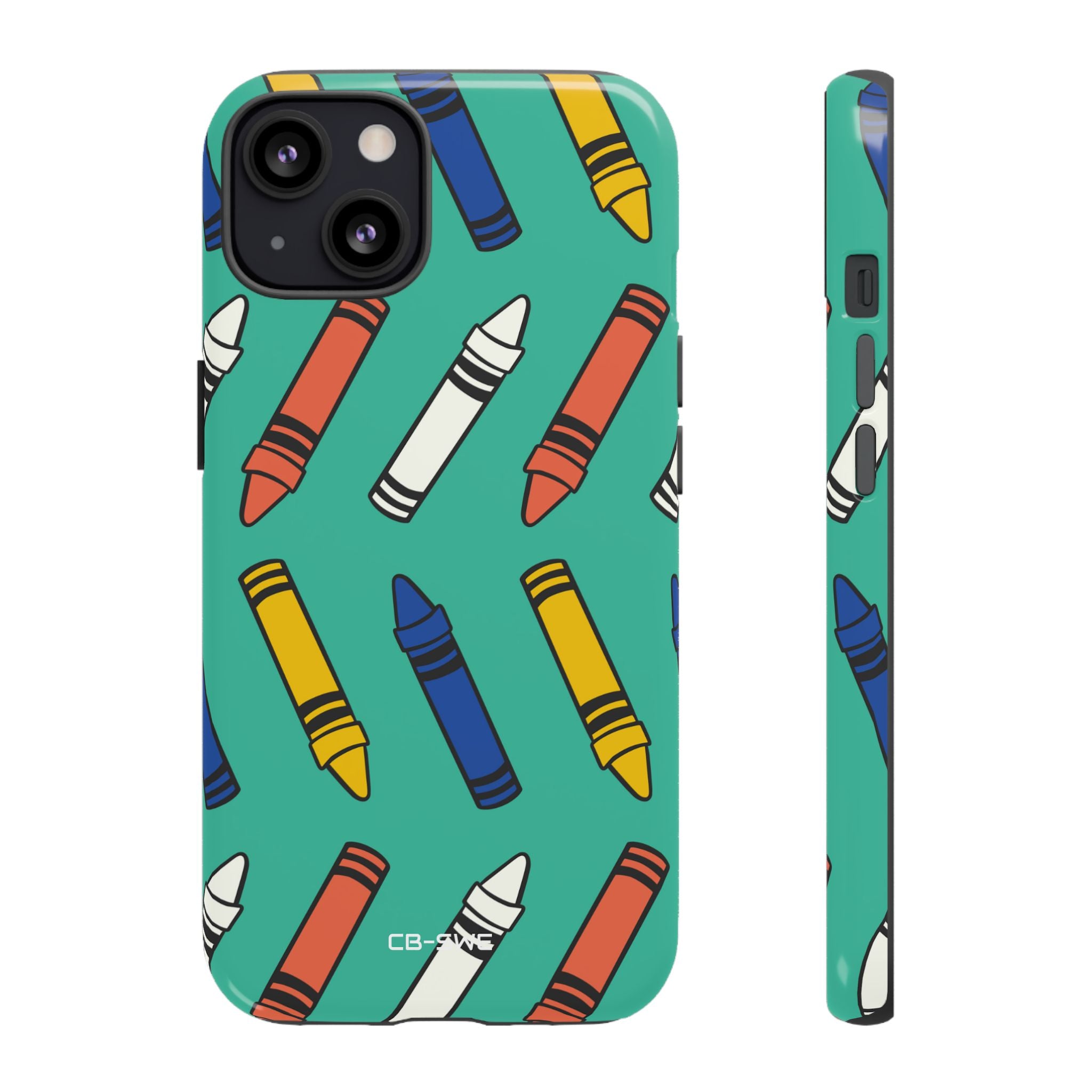 Crayons Dance Playfully - iPhone Case