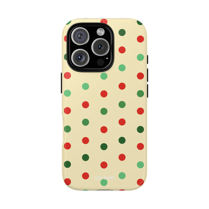 Colorful Dots Dance - iPhone Case