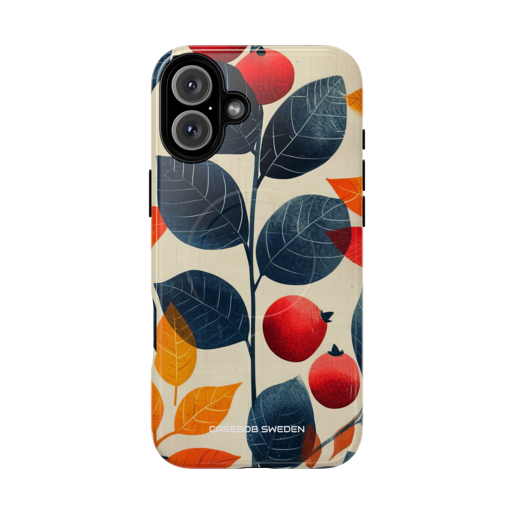 Autumn Nature Pattern - Tough + MagSafe® iPhone 16 Phone Case