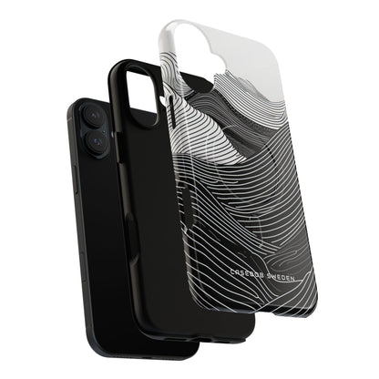 Undulating Horizon Waves iPhone 16 | Tough+ Phone Case