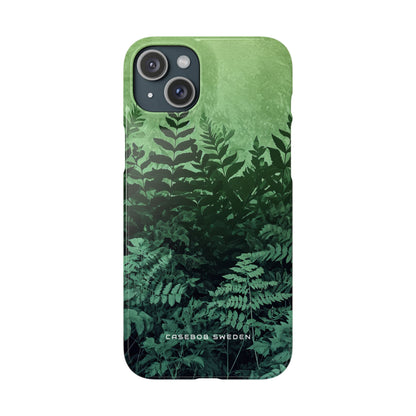 Gradient Fernscape Lush iPhone 15 - Slim Phone Case