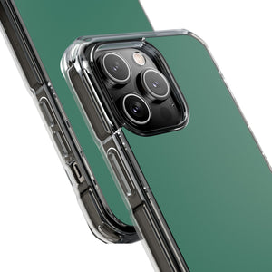 Viridiangrün | Handyhülle für iPhone (Clear Impact Case – magnetisch)