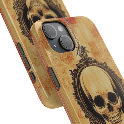 Gothic Skull Elegance iPhone 15 - Slim Phone Case