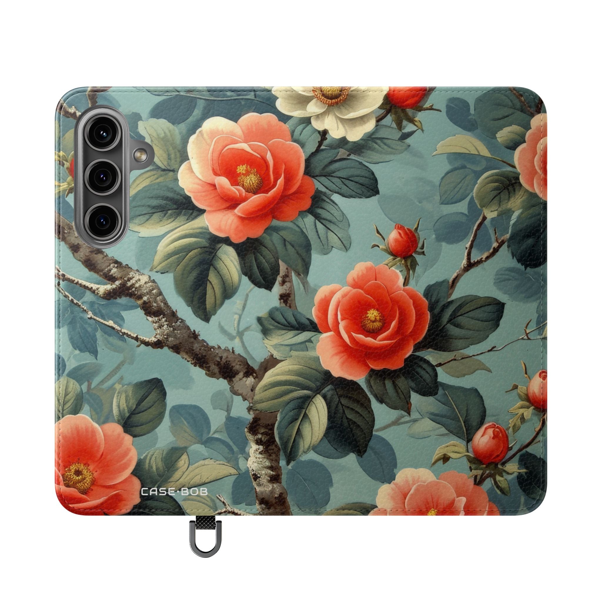 Pink Camellia - Samsung S24 Case - Wallet