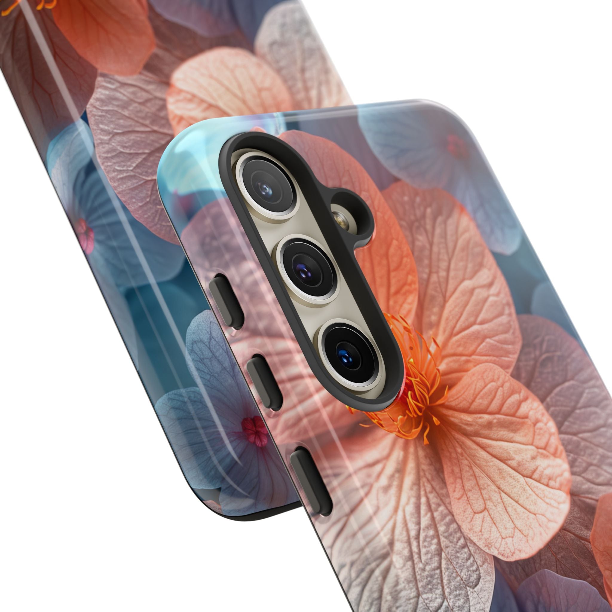 Peach Blossom Serenity - Tough Samsung S24 Phone Case