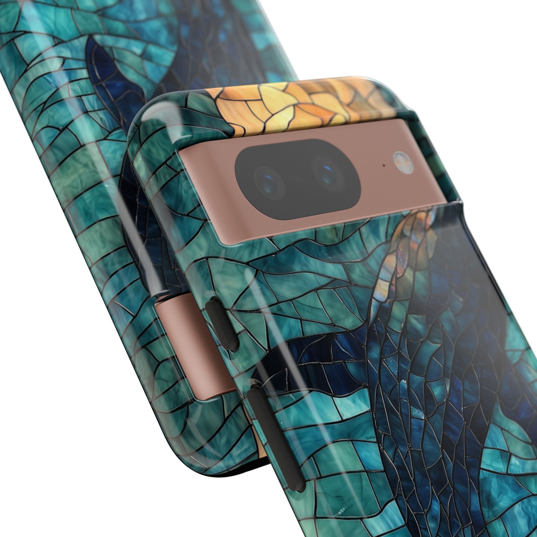 Whale Dives Upward - Google Pixel Case
