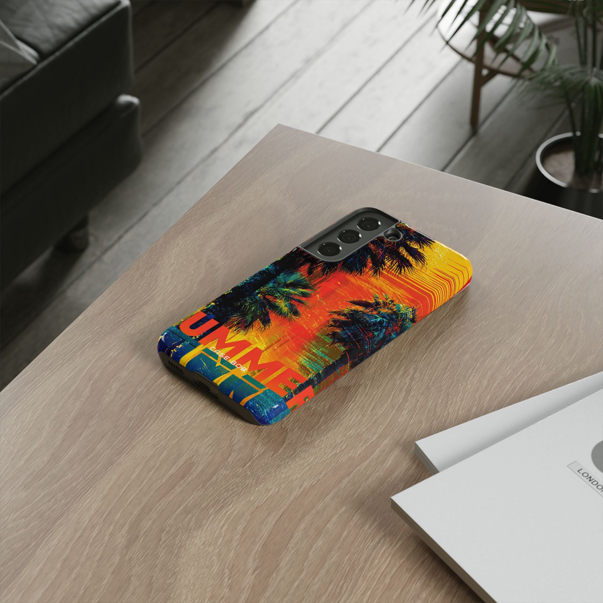 Tropical Sunburst Samsung S22 Case - Tough