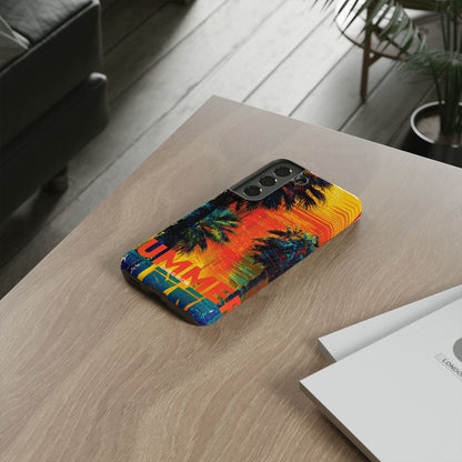 Tropical Sunburst Samsung S22 Case - Tough