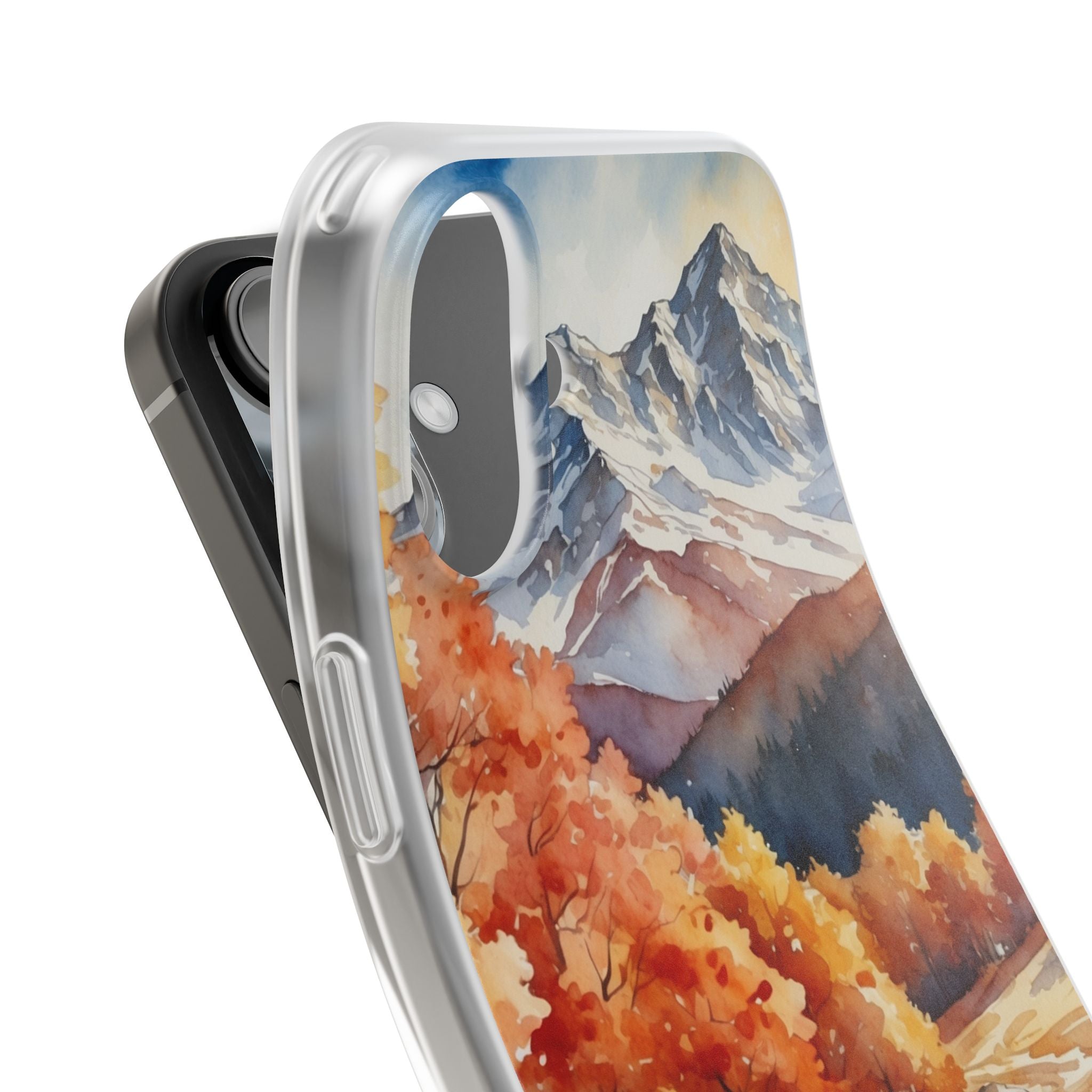 Snowcapped Radiance iPhone 16 Plus Case - Soft