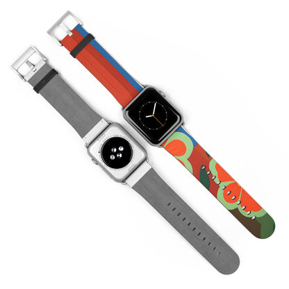 Orange Blossom Mosaic - Watch Band