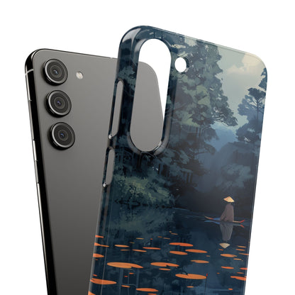 Tranquil Lotus Reflections Samsung S23 - Slim Phone Case