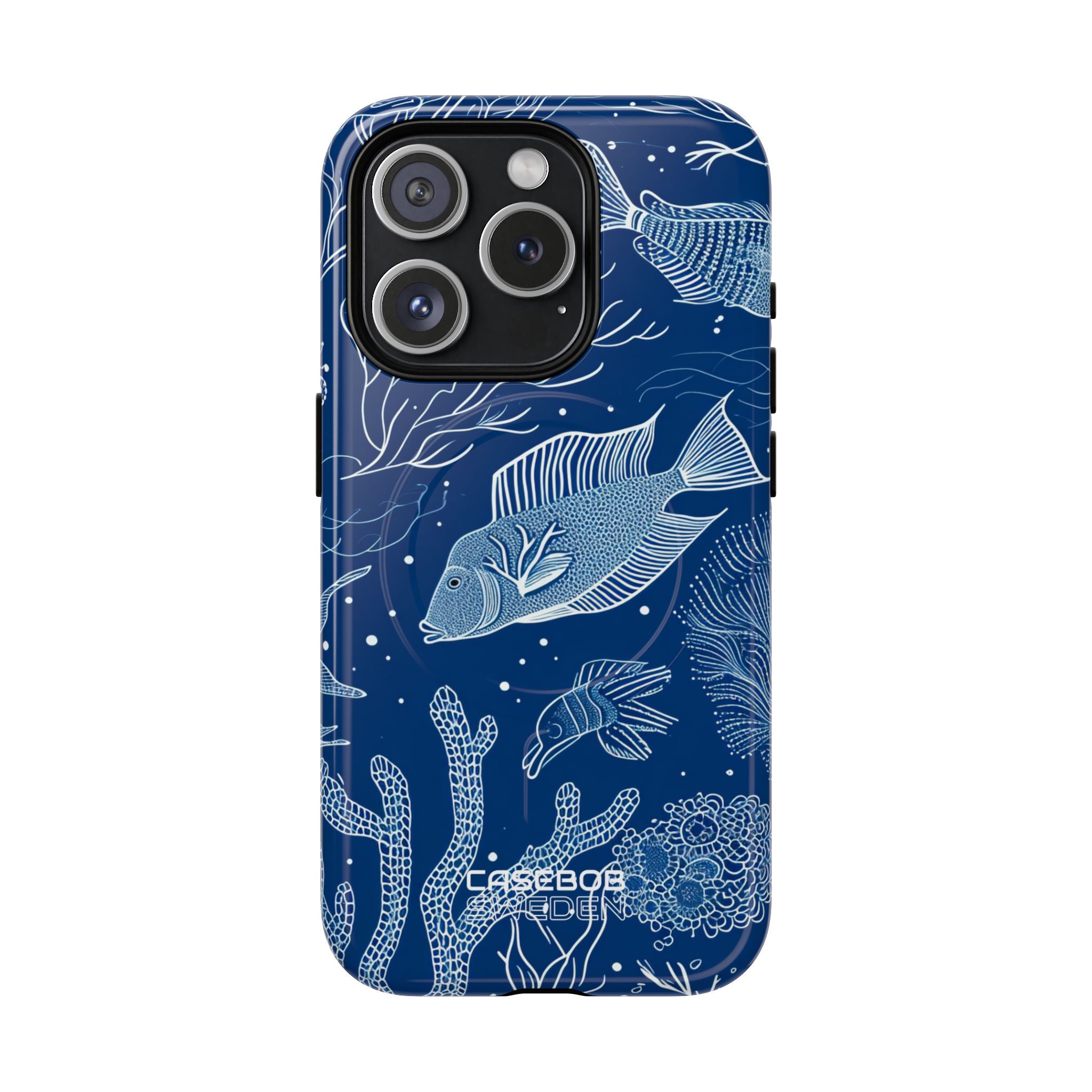 Blue Coral Garden iPhone 15 - Tough+