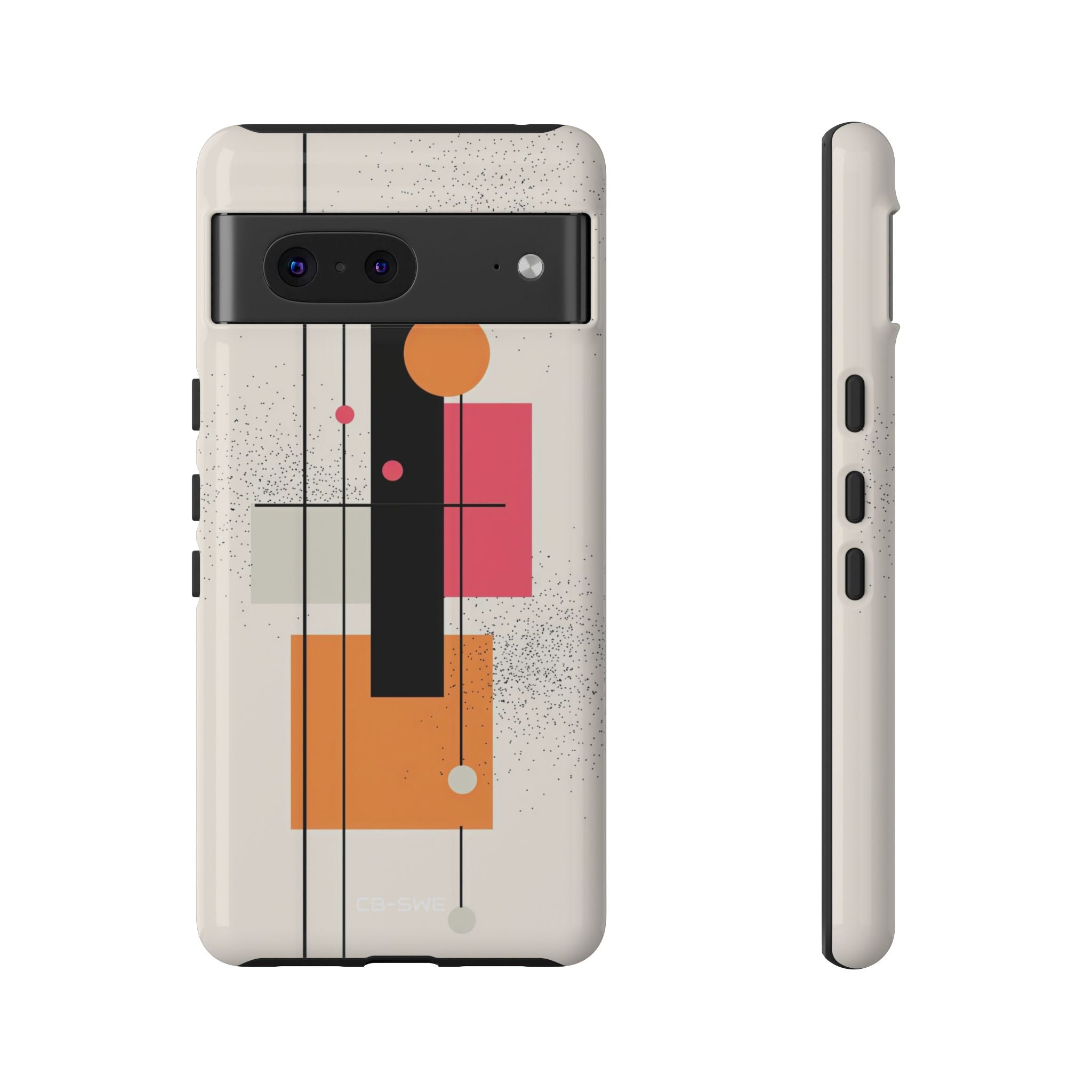 Shapes Dance Playfully - Google Pixel Case