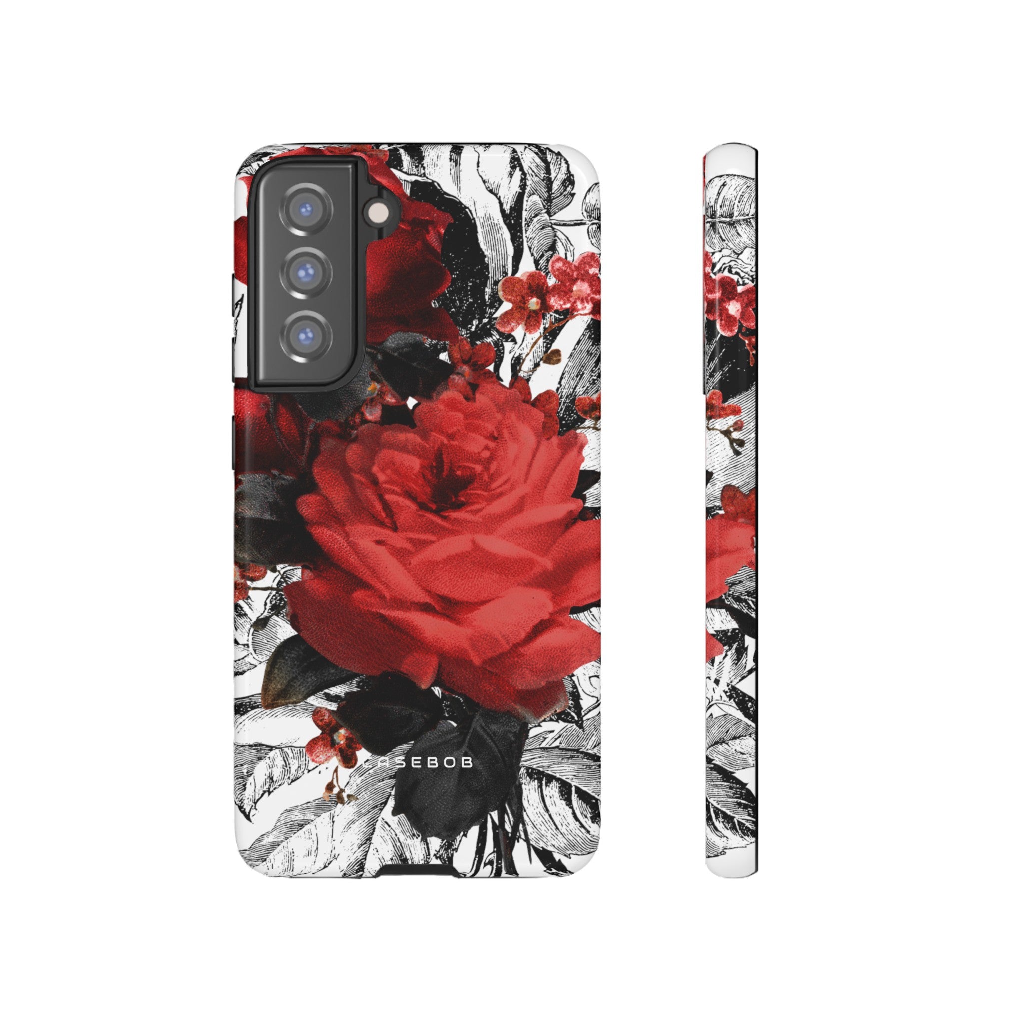 Cheruse Gothic Flower - Protective Phone Case